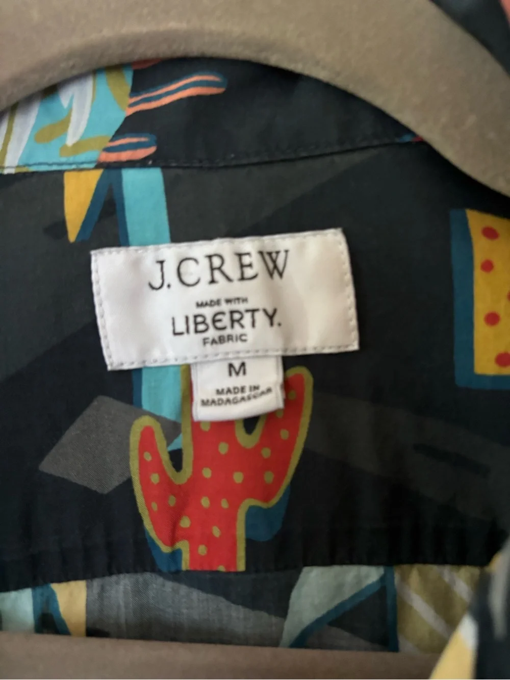 Men's Liberty of London Graphic Resort Shirt with Multicolor